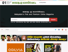 Tablet Screenshot of malayalamemagazine.com